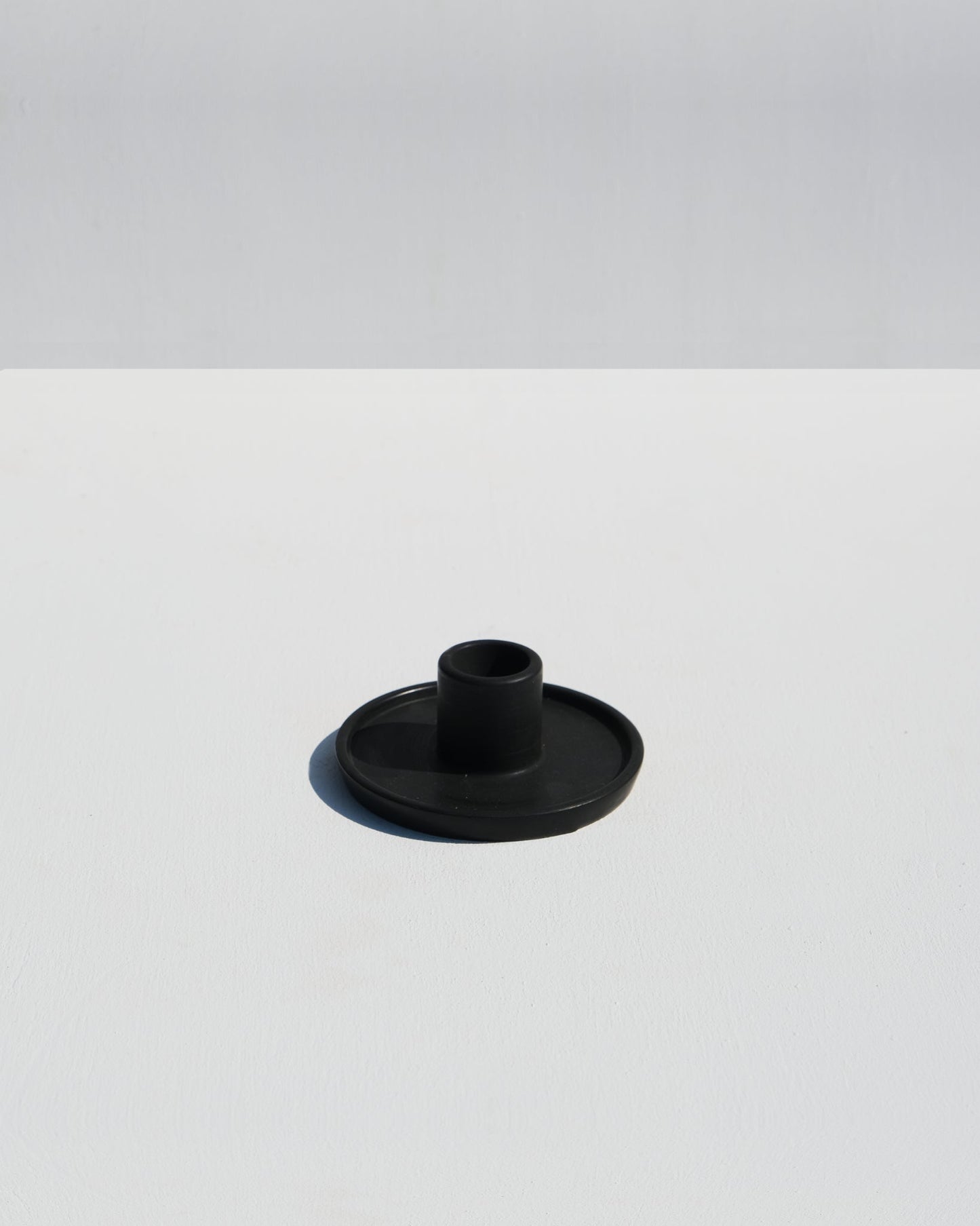 Small candle holder, black