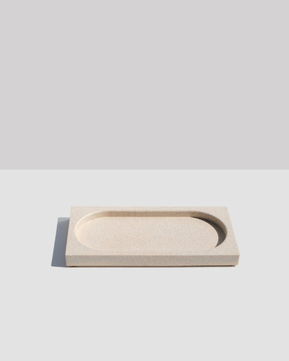 Alkaline The Slab minimalist resin tray – Sand