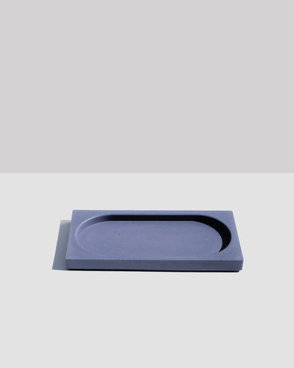 Alkaline The Slab minimalist resin tray – Blueberry