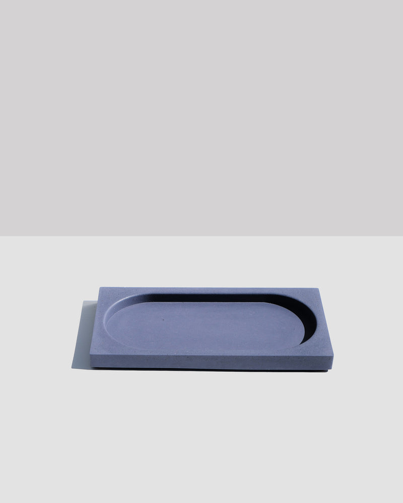 Alkaline The Slab minimalist resin tray – Blueberry