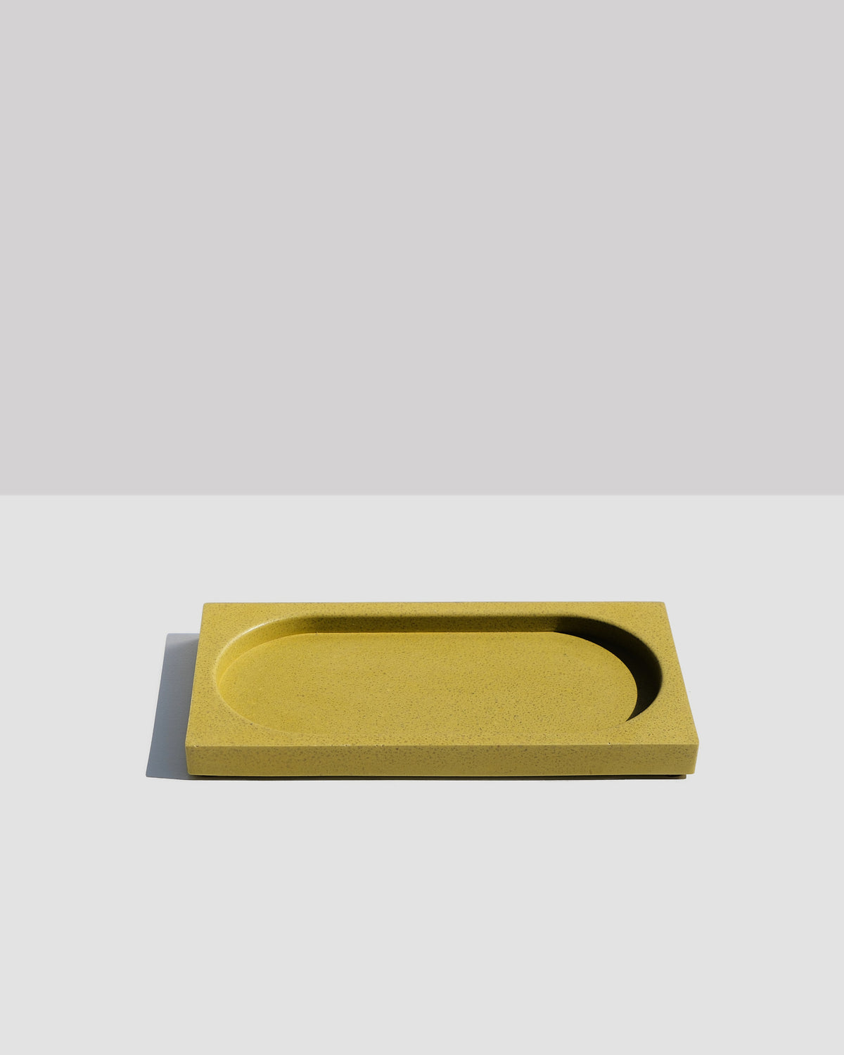 Alkaline The Slab minimalist resin tray – Muted Lime
