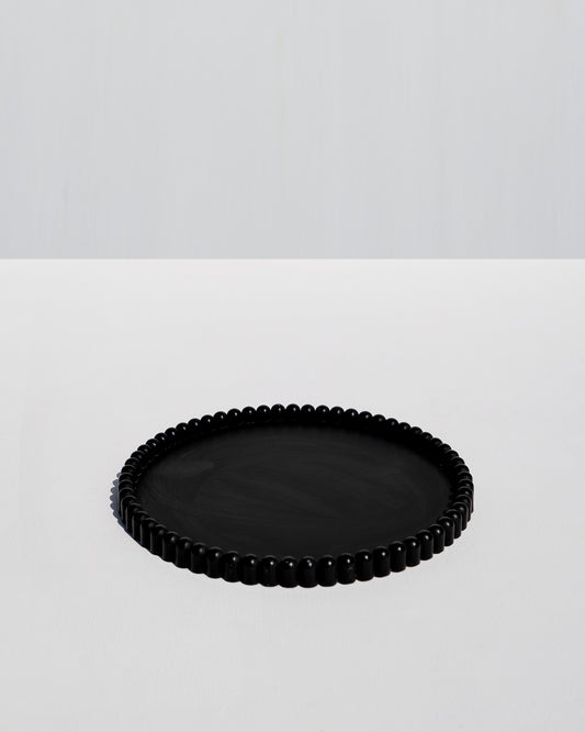 Ribbed Tray - Black