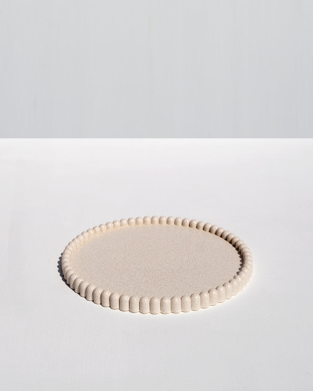 Round Ribbed Tray