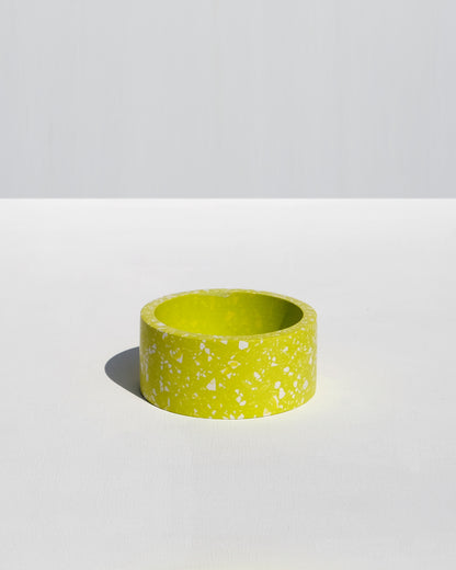 Alkaline round terrazzo resin wine bottle holder – Cyber Lime