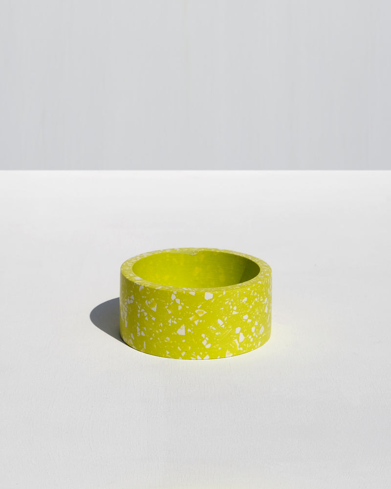 Alkaline round terrazzo resin wine bottle holder – Cyber Lime