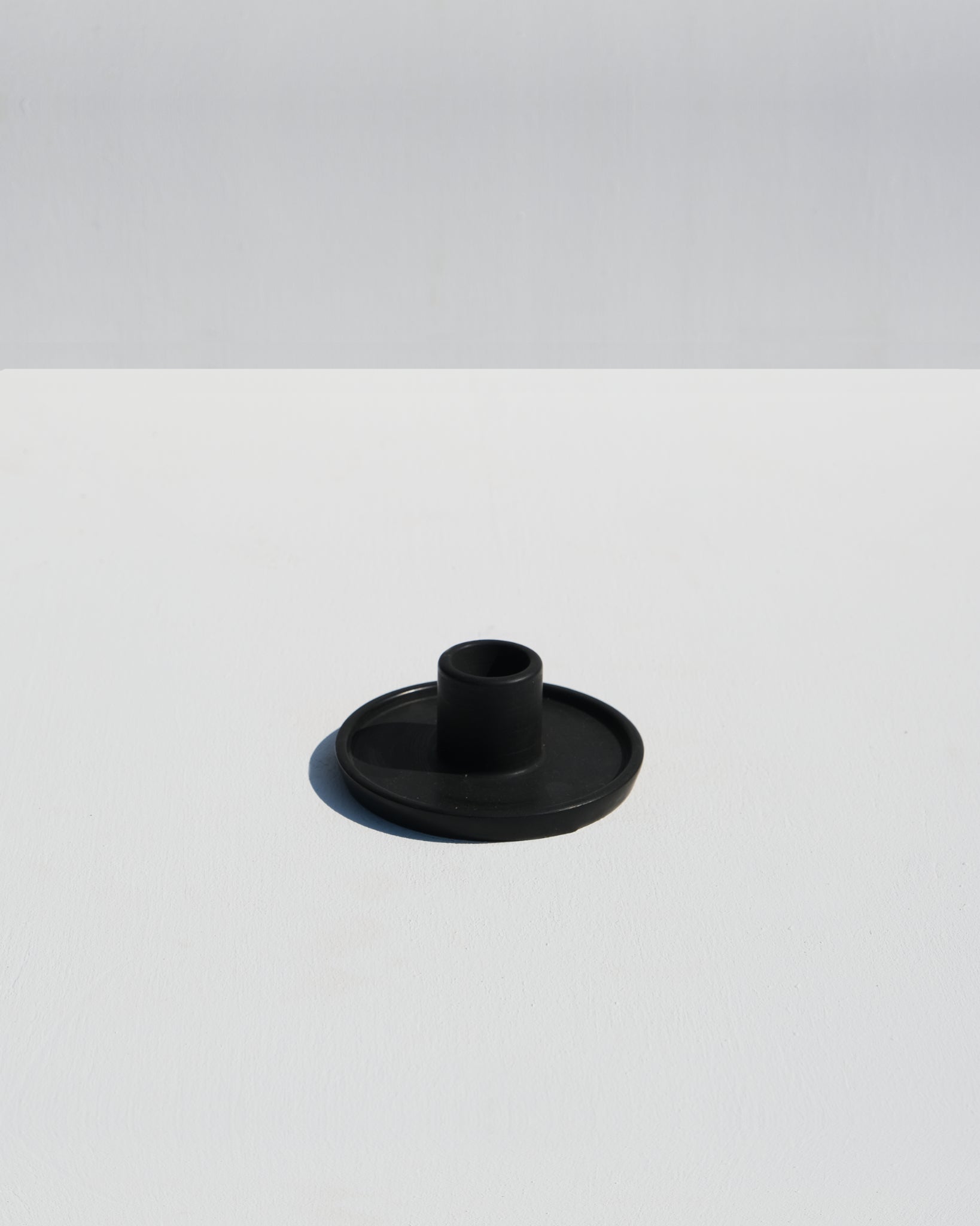 Small candle holder, black