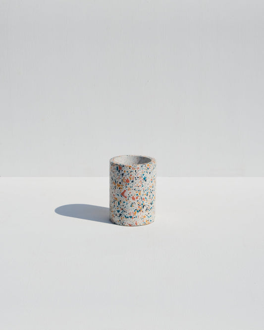 Toothbrush holder, funky terrazzo