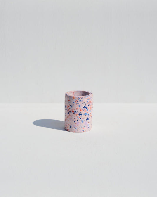 Toothbrush holder, confetti terrazzo